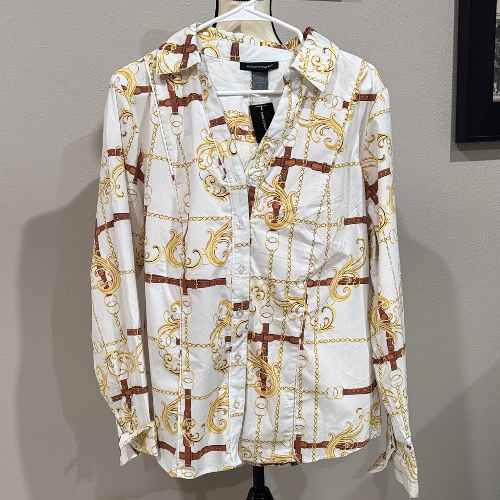 Ashley Stewart Button Down Shirt